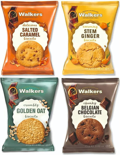 Walkers Shortbread Catering Assorted Biscuit Twin Packs -100 x 25g