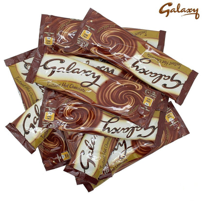 50 x GALAXY Instant HOT CHOCOLATE Sachets 25g Drink Powder INDIVIDUAL Serving