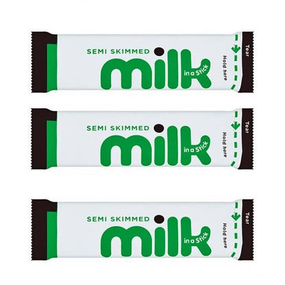 120x Lakeland Semi Skimmed Milk Sticks 10ml Long Life UHT Portions Sachets