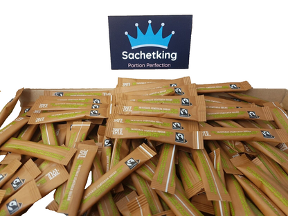 50 x Sugar Individual Sticks Sachets Demerara Granulated Tate & Lyle Fairtrade