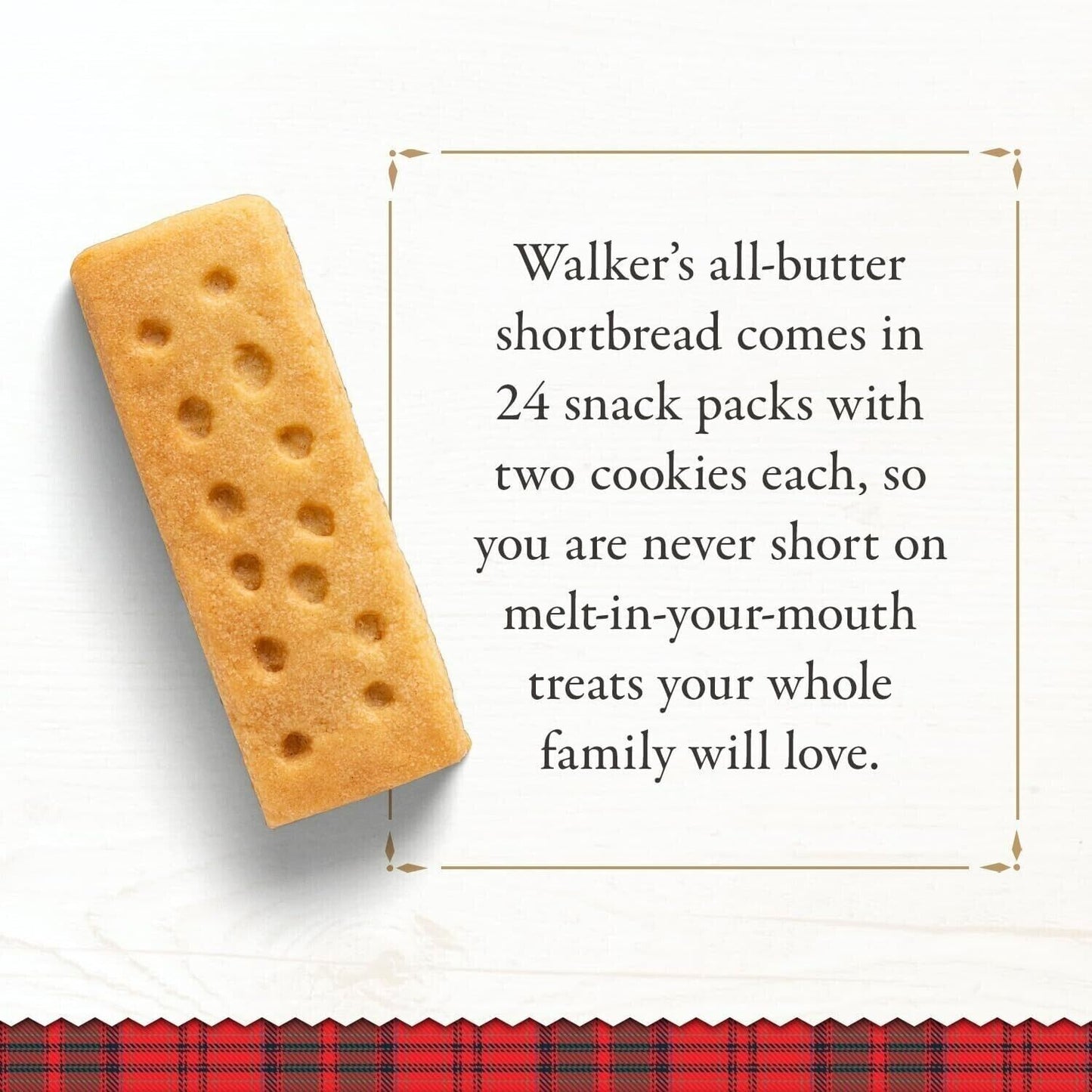 24 x Walkers Twin pack shortbread fingers 40g,